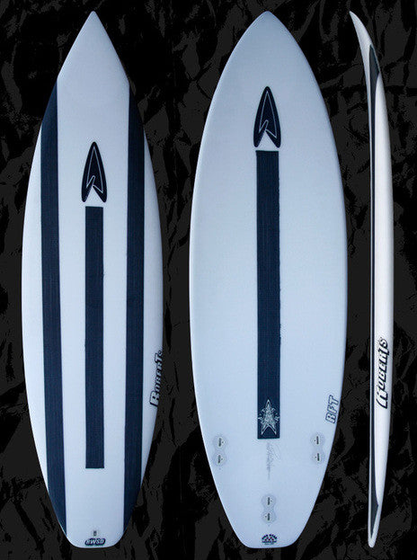 ROBERTS SURFBOARD5.8 BLACK PUNT - サーフィン・ボディボード