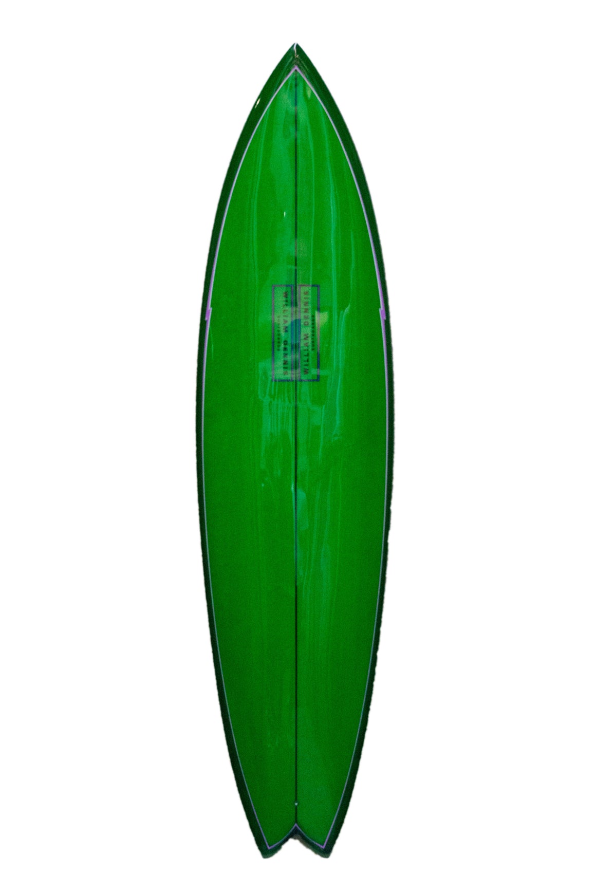 William Dennis Custom "Swallow Tail" Shortboard - Ventura Surf Shop