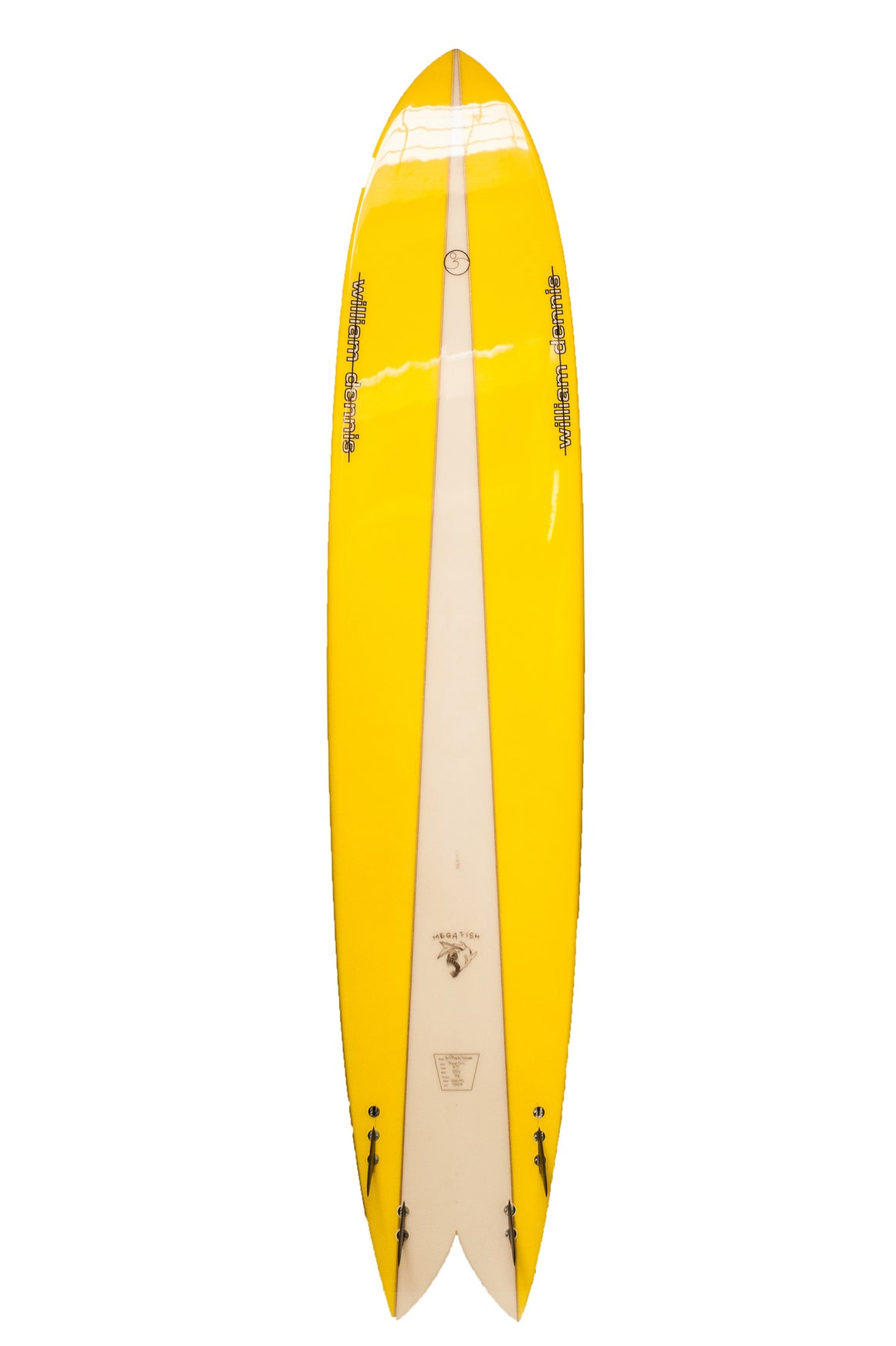 William Dennis Custom "Mega Fish" Longboard Surfboard - Ventura Surf Shop