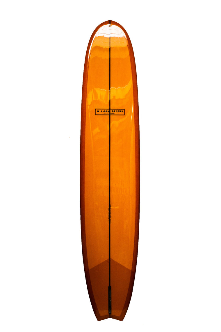 William Dennis Custom "Red Fin V" Longboard - Ventura Surf Shop